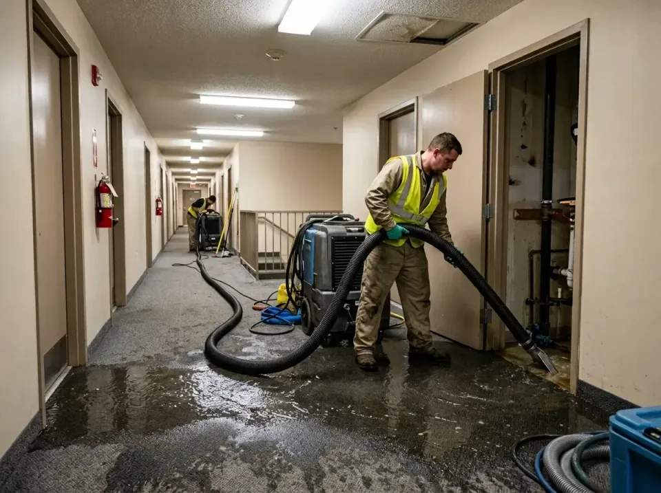 multi-unit-apartment-hallway-f-005 — frequently asked questions, Emergency Burst Pipe Water Extraction & Removal in Tice, FL